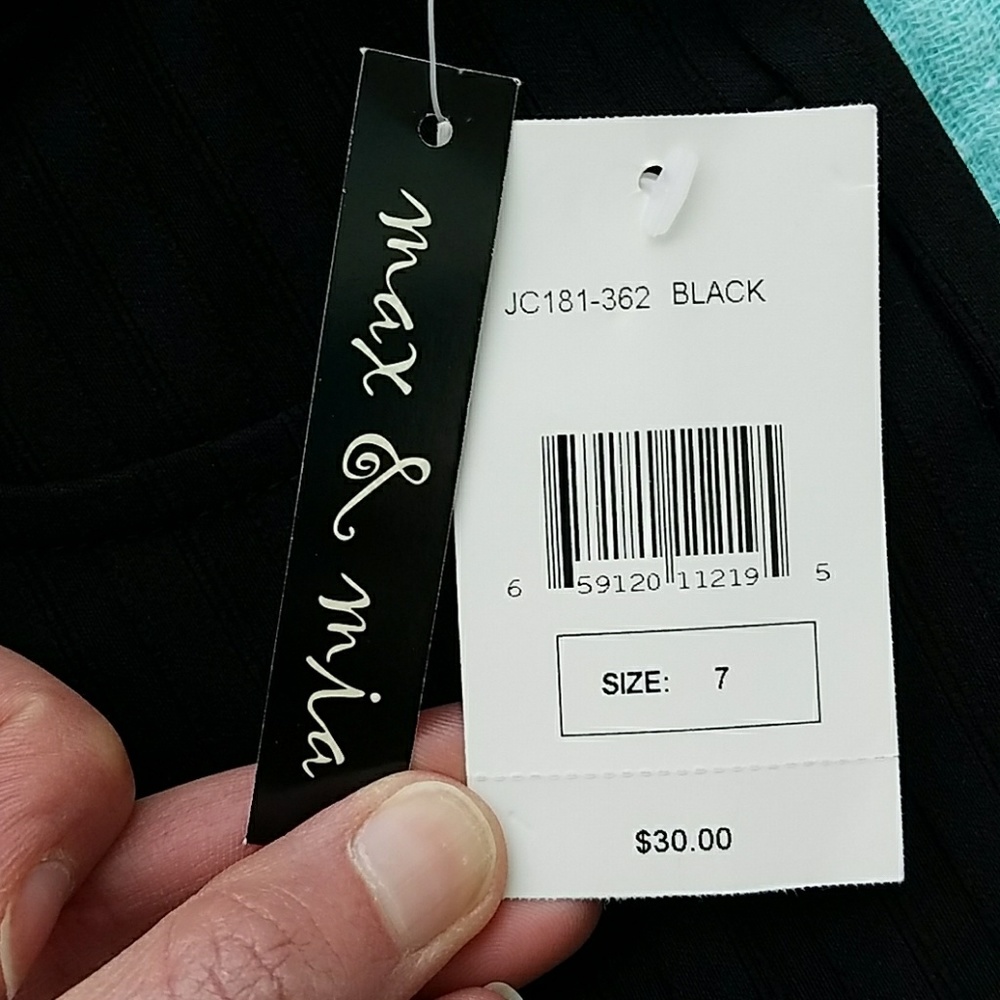 Max & Mia Black Pencil Skirt - Picture 6 of 6